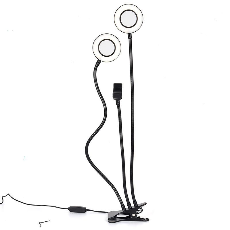 Isi Cahaya Kecantikan Selfie Stand Desktop Clip Light