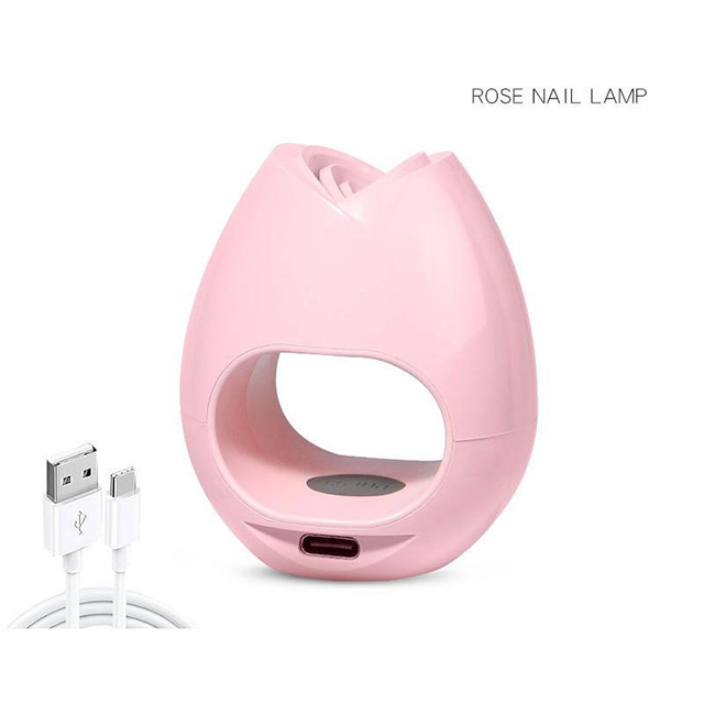 Lampu Pengering Kuku Gel UV 16w Rose USB Untuk Satu Jari