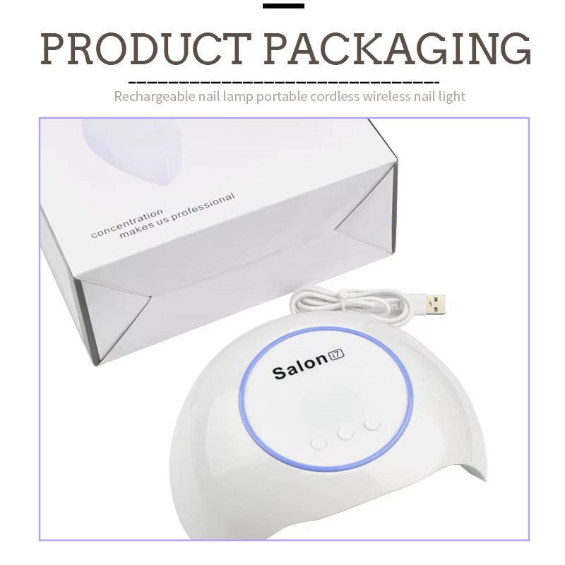 Smart Sensor Nail Lamp Hands-Free