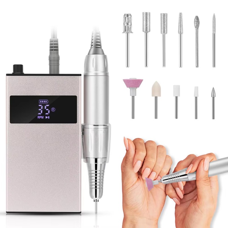 Kit Bor Kuku Portabel Kebisingan Rendah